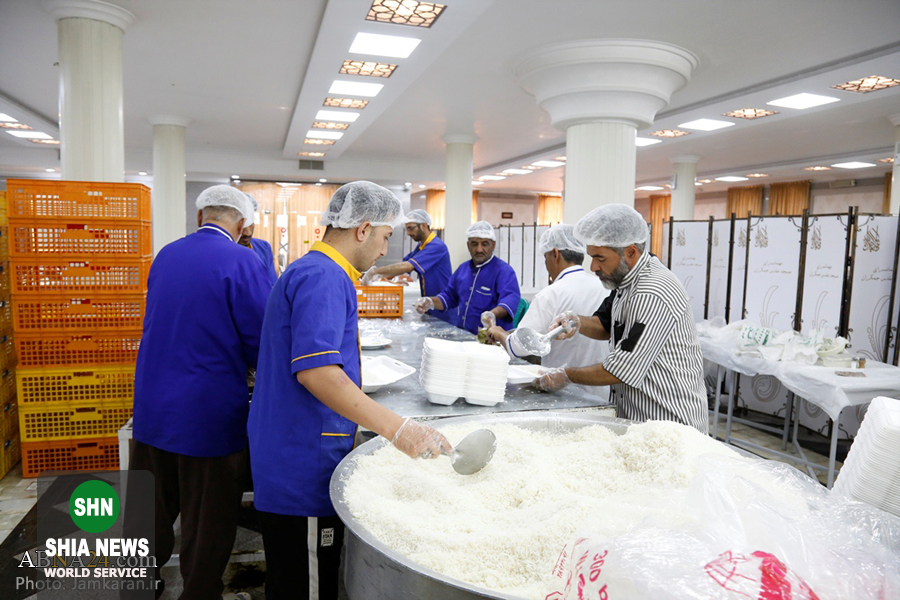 اطعام غدیر در مسجد مقدس جمکران