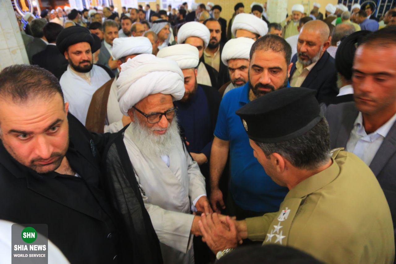 مراسم بزرگداشت آیت الله الخِرسان با حضور مراجع و علما + تصاویر