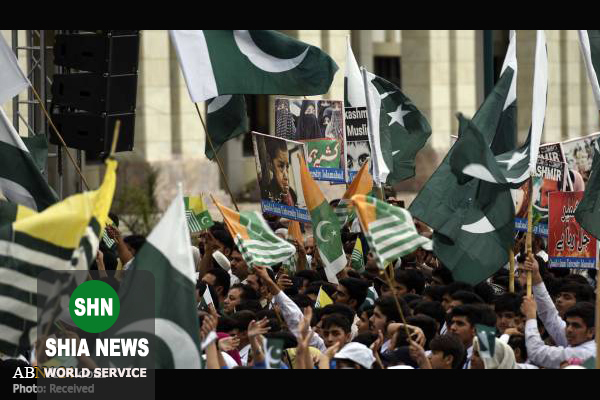 عمران خان در تظاهرات همبستگی با مردم کشمیر