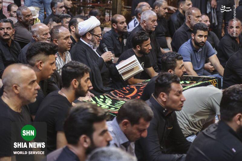 تشییع پیکرهای شهدای حادثه در کربلا