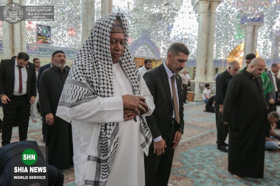 یارت دبیرکل اوپک از حرم امام علی(ع) در نجف اشرف