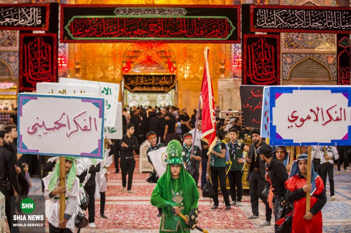 راهپیمایی عزاداری برای تجدید بیعت با امام حسین و حضرت عباس(علیهما السلام) راهپیمایی عزاداری برای تجدید بیعت با امام حسین و حضرت عباس(علیهما السلام)
