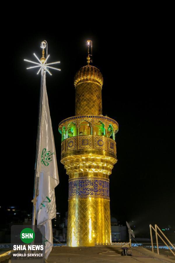 گلدسته جدید حرم امیرالمومنین (ع) رونمایی شد+ تصاویر