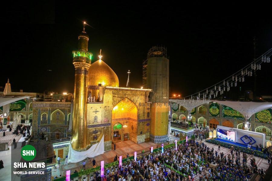 گلدسته جدید حرم امیرالمومنین (ع) رونمایی شد+ تصاویر