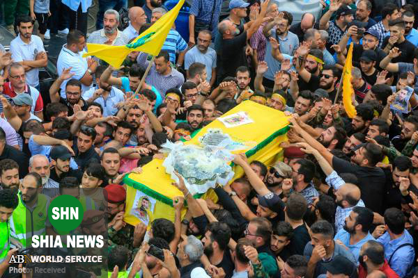 تشییع پیکر دو شهید حزب الله لبنان