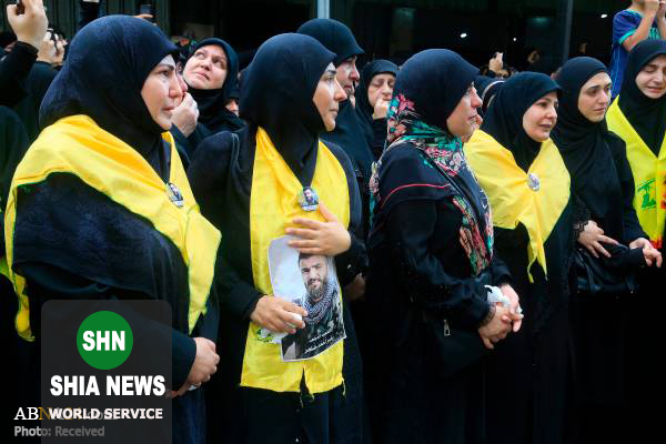 تشییع پیکر دو شهید حزب الله لبنان + تصاویر