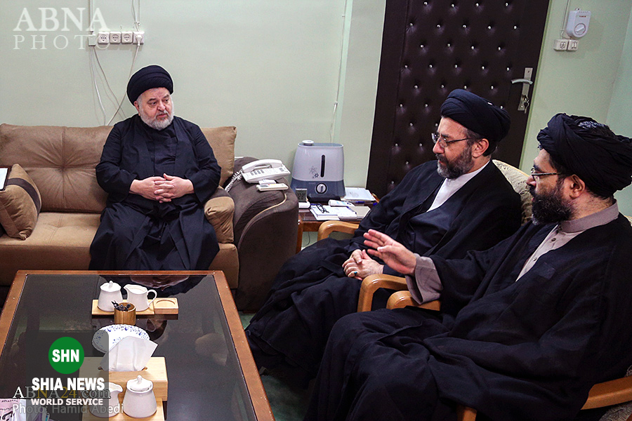 دیدار دبیرکل مجمع جهانی اهلبیت(ع) با نماینده آیتالله سیستانی در ایران دیدار دبیرکل مجمع جهانی اهلبیت(ع) با نماینده آیتالله سیستانی در ایران