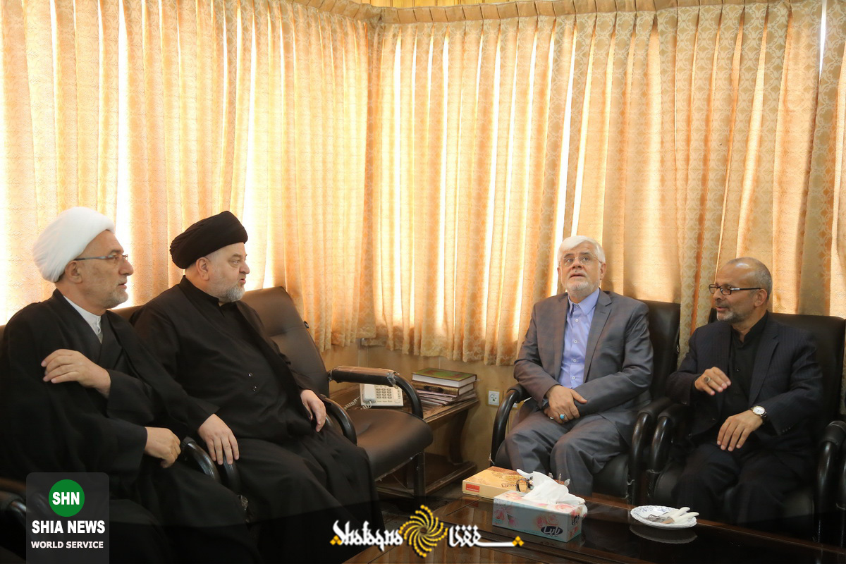 دیدار دکتر عارف با حجت الاسلام والمسلمین شهرستانی دیدار دکتر عارف با حجت الاسلام والمسلمین شهرستانی