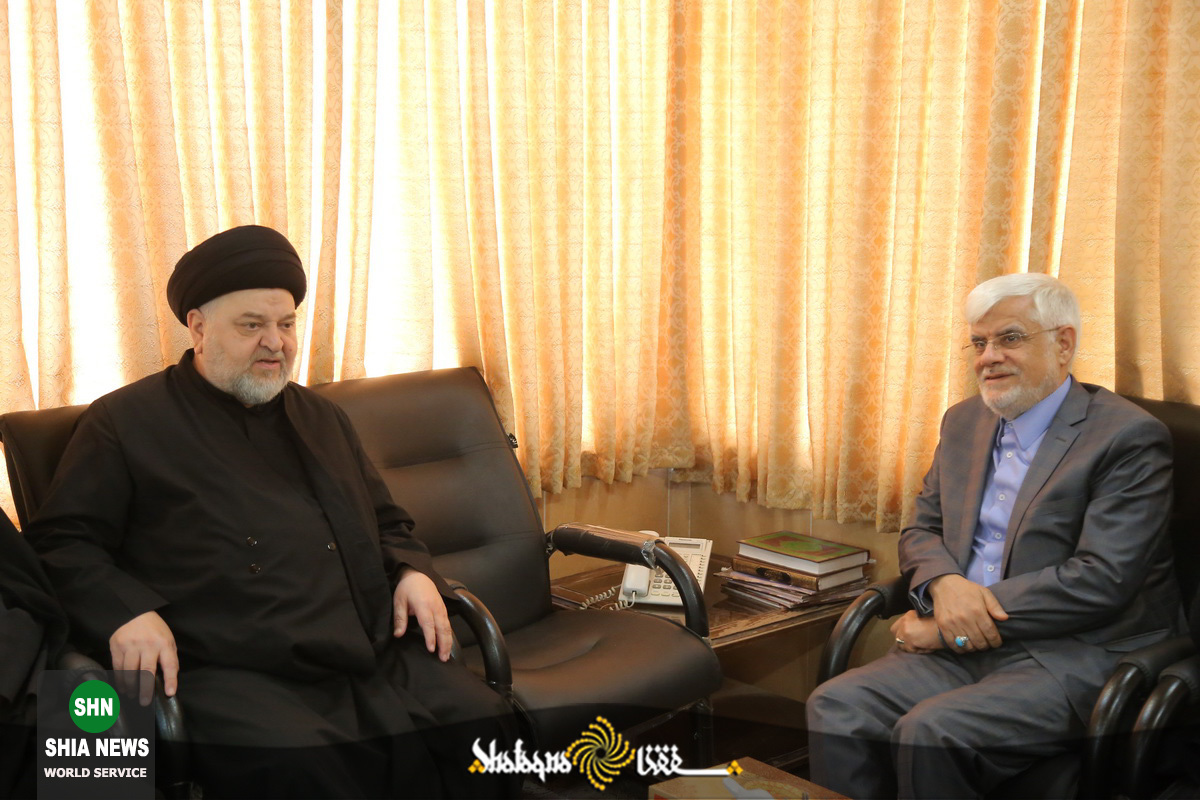 دیدار دکتر عارف با حجت الاسلام والمسلمین شهرستانی دیدار دکتر عارف با حجت الاسلام والمسلمین شهرستانی