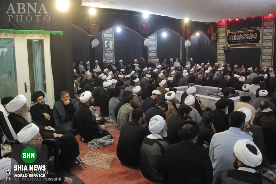 عزاداری شهادت امام حسن مجتبی(ع) در دفتر آیت&zwnj;الله صافی گلپایگانی