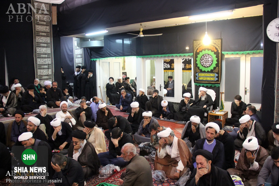 عزاداری شهادت امام حسن مجتبی(ع) در دفتر آیت&zwnj;الله صافی گلپایگانی