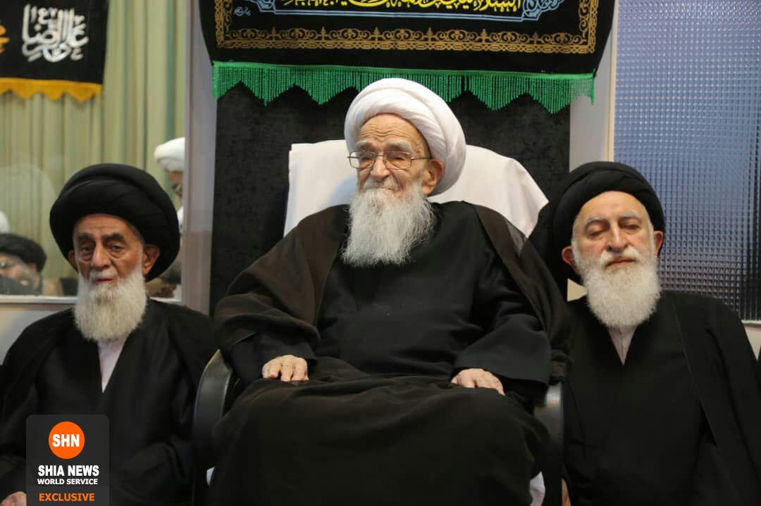 گزارش تصویری از جلسه عمومی نشست دوره ای اساتید در بیت آیت الله صافی گلپایگانی گزارش تصویری از جلسه عمومی نشست دوره ای اساتید در بیت آیت الله صافی گلپایگانی