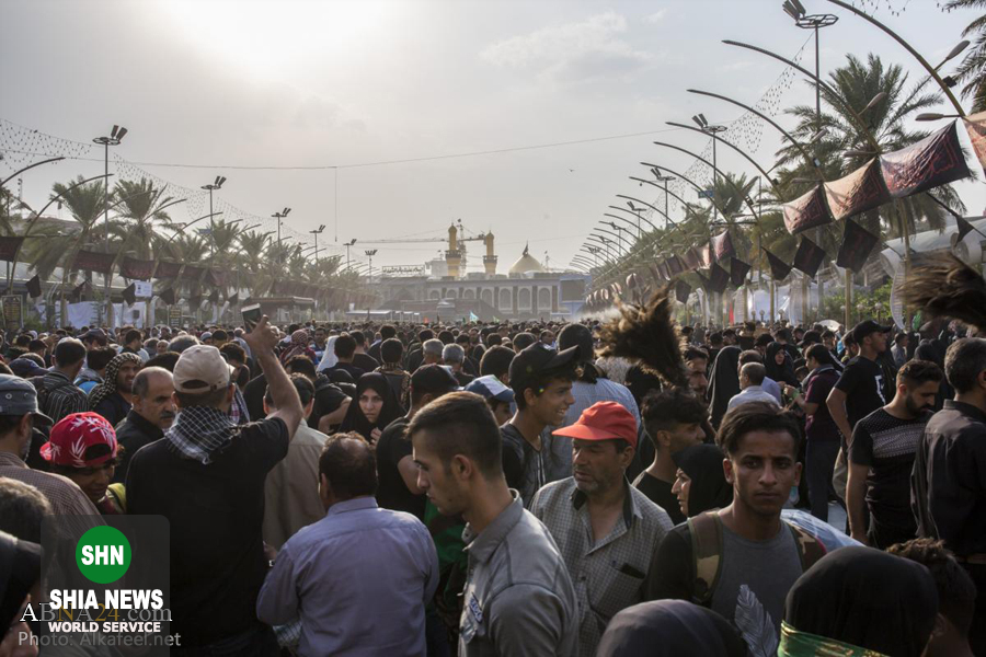 حضور گسترده زائرین اربعین حسینی در کربلای معلی حضور گسترده زائرین اربعین حسینی در کربلای معلی