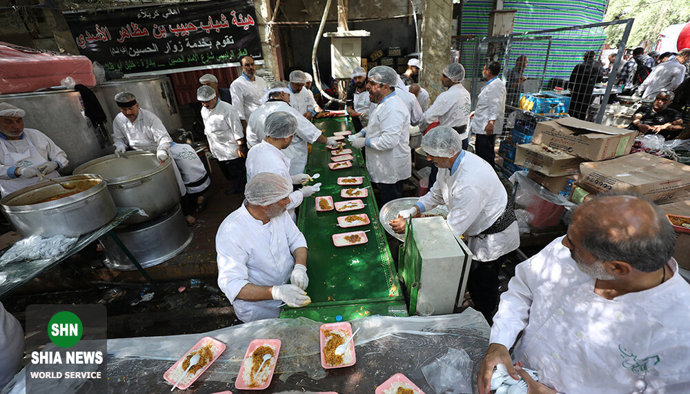 خدمت رسانی موکب های کربلا به زائران اربعین حسینی