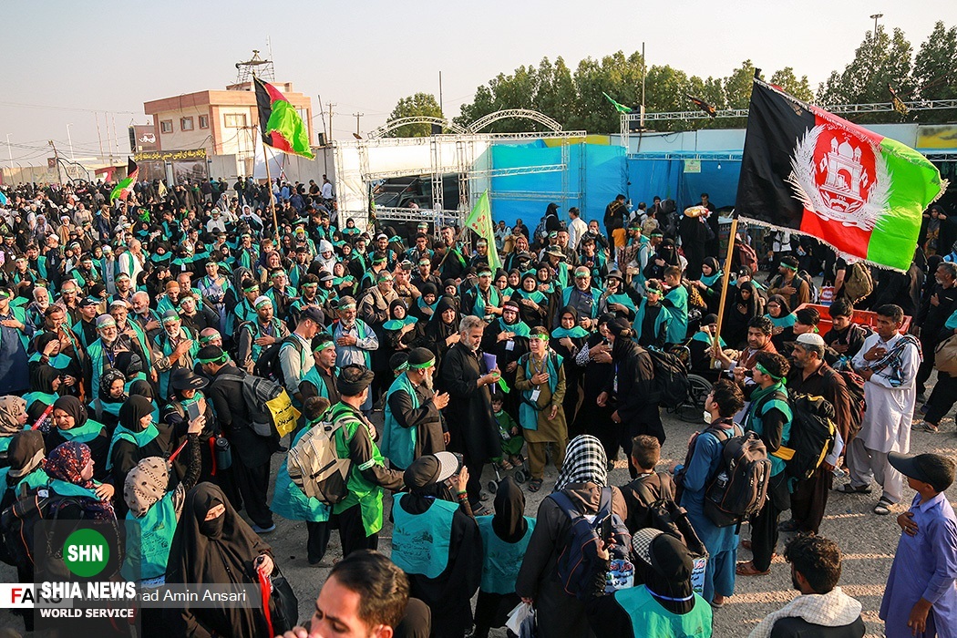 حضور اتباع خارجی در مرز شلمچه