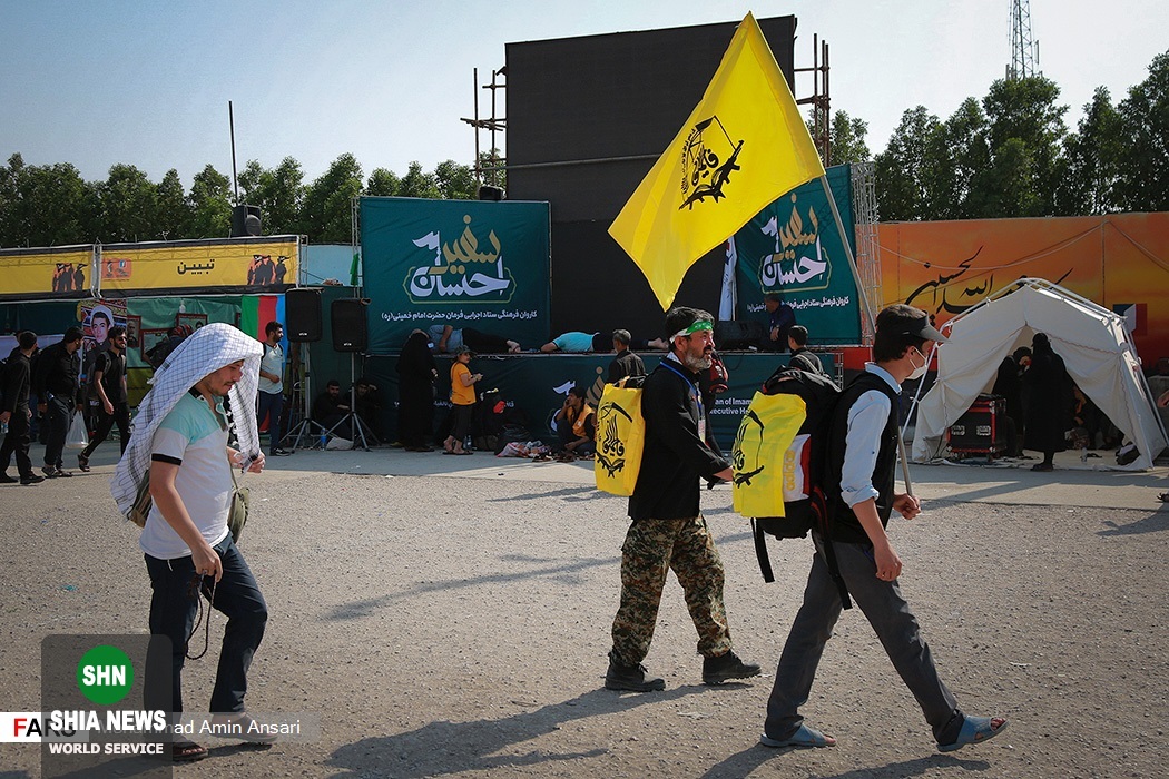 حضور اتباع خارجی در مرز شلمچه