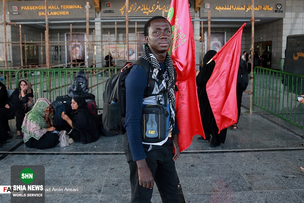 حضور اتباع خارجی در مرز شلمچه