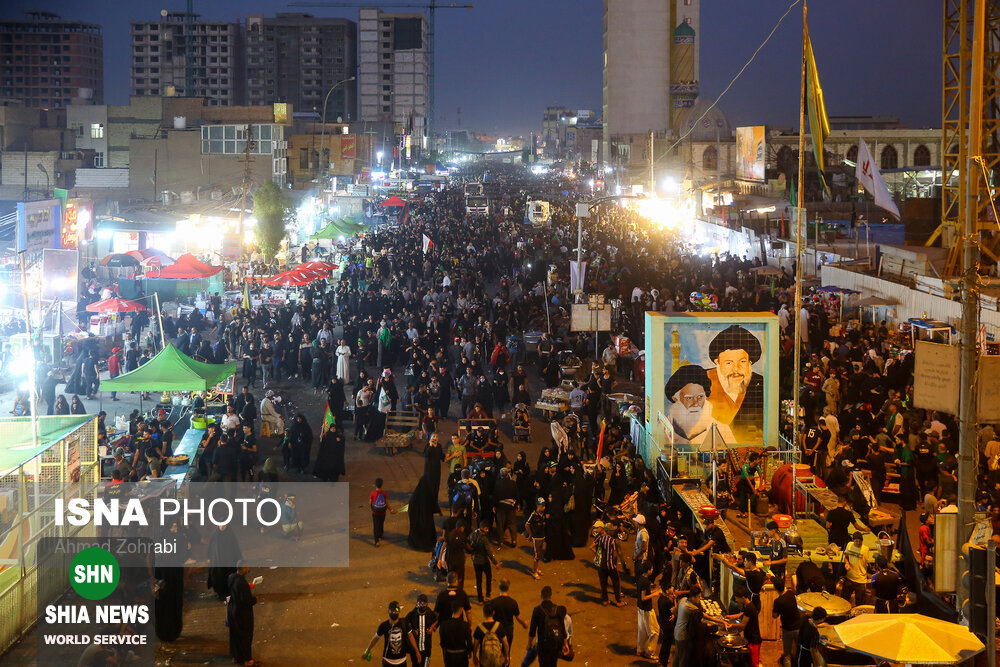 ورود زائران اربعین حسینی به کربلا