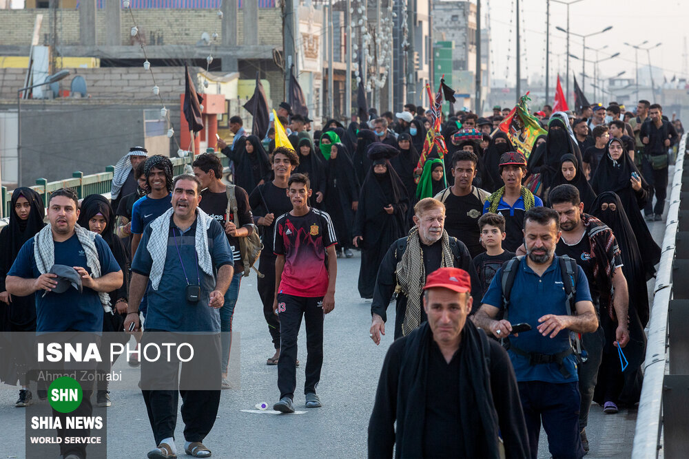 ورود زائران اربعین حسینی به کربلا