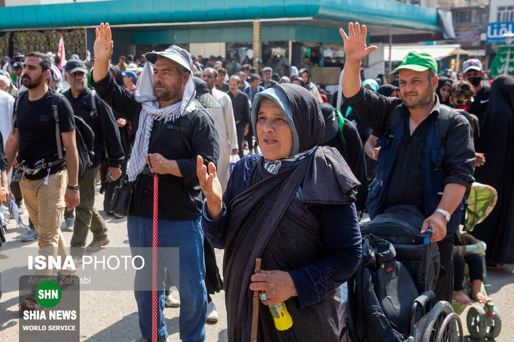 ورود زائران اربعین حسینی به کربلا