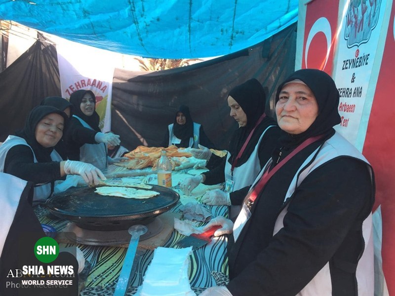 موکب شیعیان ترکیه در مسیر نجف ـ کربلا