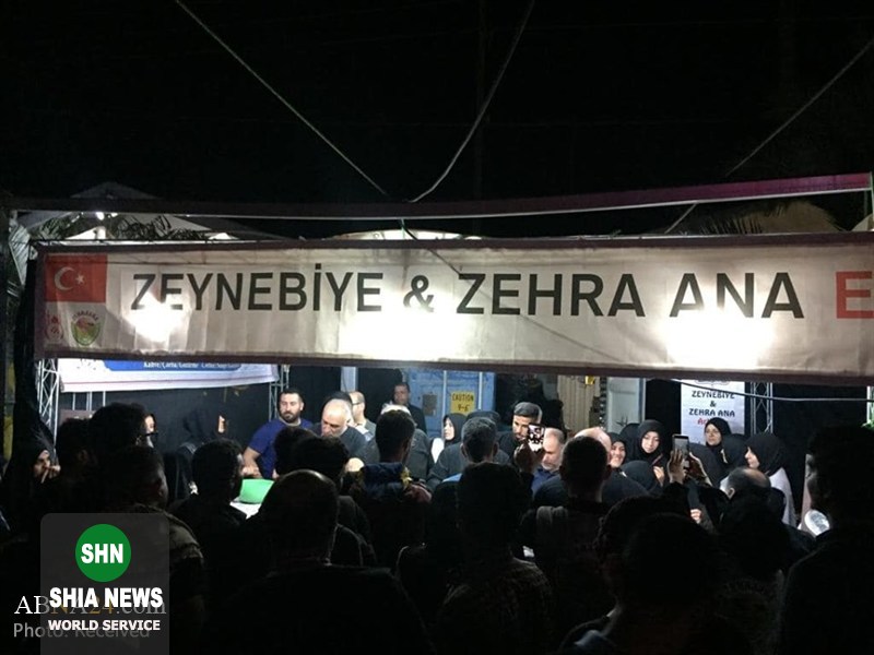 موکب شیعیان ترکیه در مسیر نجف ـ کربلا