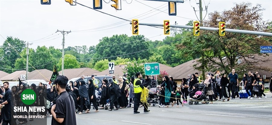 راهپیمایی در واشنگتن دی سی با هدف تبلیغ پیام عاشورا