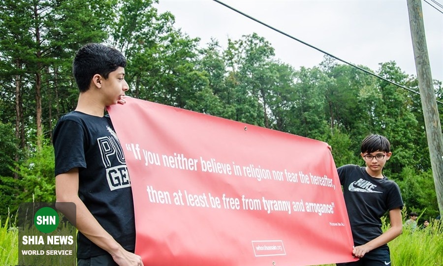 راهپیمایی در واشنگتن دی سی با هدف تبلیغ پیام عاشورا
