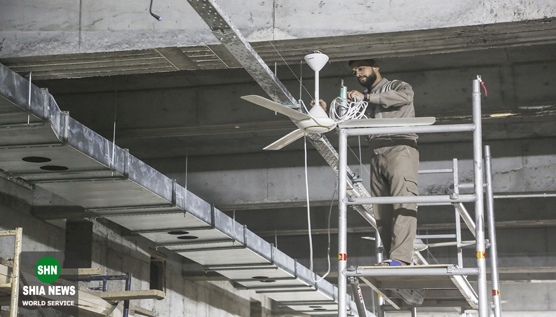 افتتاح سرداب باب القبلة برای مراسم اربعین حسینی(ع)