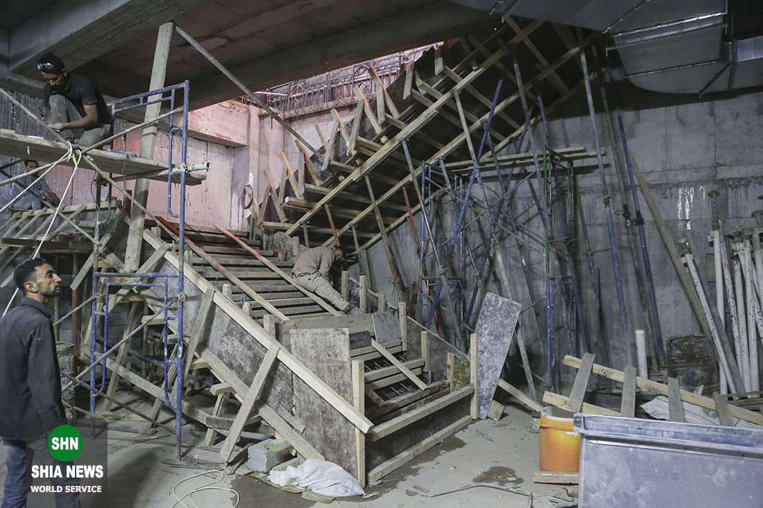 افتتاح سرداب باب القبلة برای مراسم اربعین حسینی(ع)