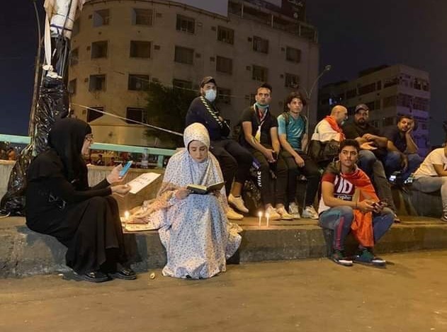 تظاهرات کارکنان عتبات مقدسه در کربلا