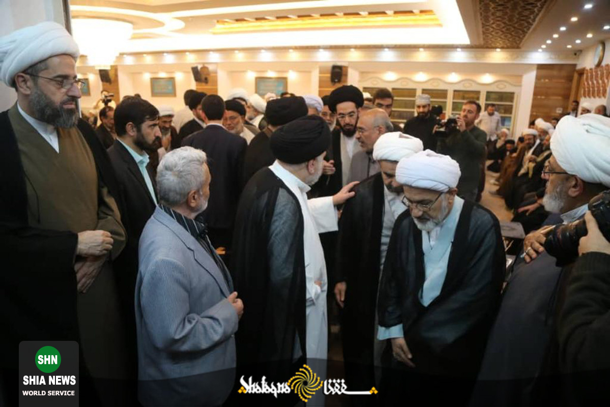 مراسم هفتمین روز ترحیم آیت الله علامه سید جعفر مرتضی عاملی در موسسه آل البیت(ع)