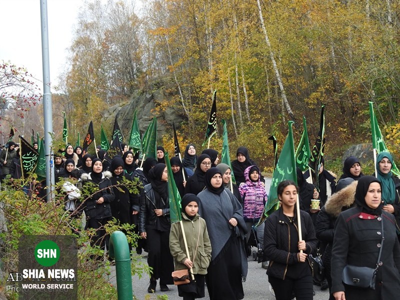 مراسم پیاده‌روی اربعین حسینی در گوتنبرگ