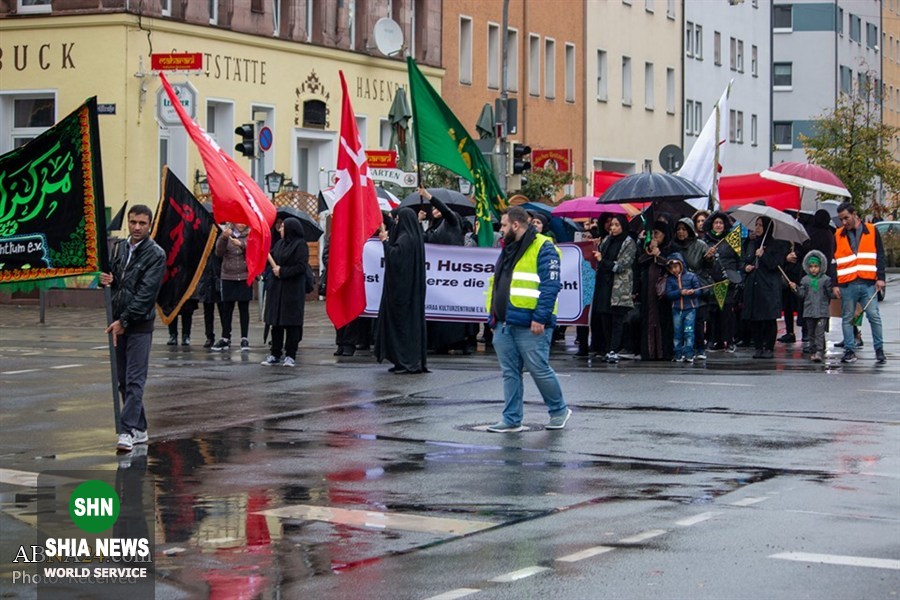 برپایی دسته عزاداری اربعین در شهر نورنبرگ