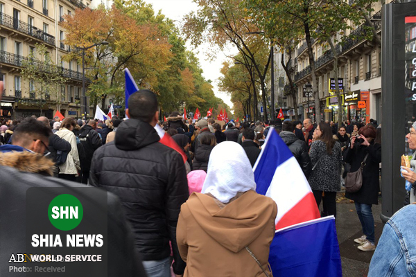 تظاهرات هزاران نفر علیه اسلام هراسی در پاریس