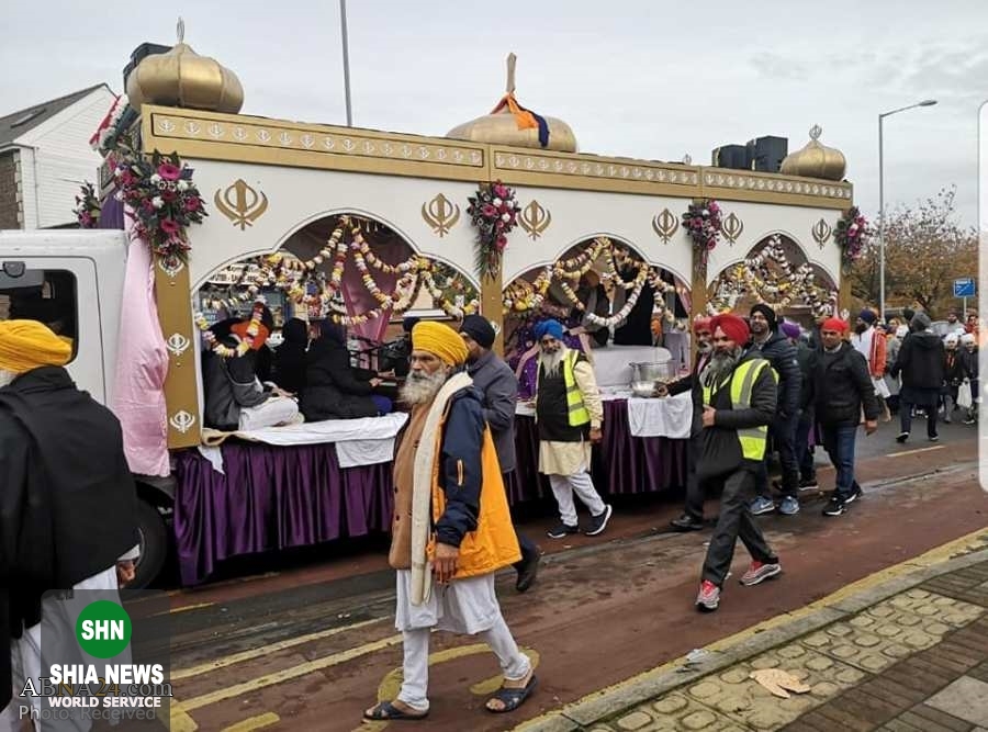 شیعیان مسجد امام علی(علیه السلام) در انگلیس میزبان پیروان آیین سیک