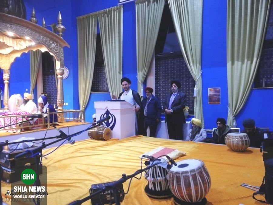 حضور مدیر انجمن اهلبیت(علیهم السلام) اسکاتلند در معبد سیکها حضور مدیر انجمن اهلبیت(علیهم السلام) اسکاتلند در معبد سیکها