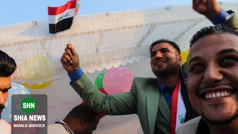 عشق و ازدواج در تظاهرات عراق