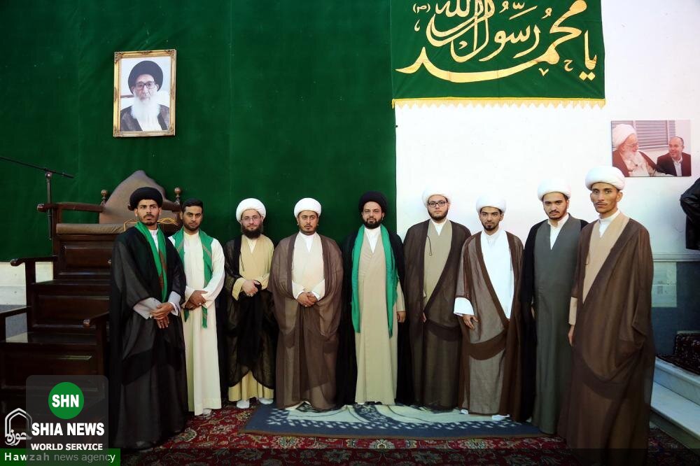 جشن عمامه گذاری طلاب در سالروز میلاد پیامبر(ص) و امام جعفر صادق(ع)