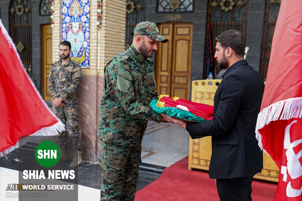 مراسم تعویض پرچم حرم حضرت زینب(سلام الله علیها)