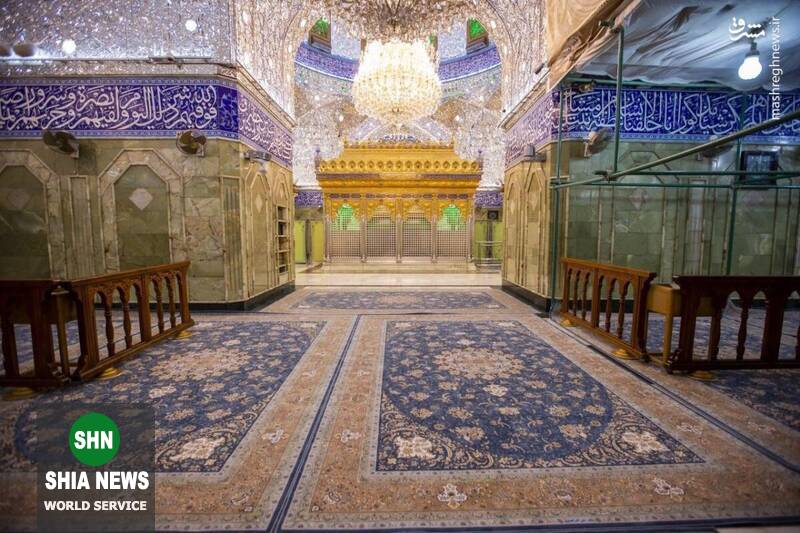 تصاویری ناب از غبارروبی حرم مطهر حضرت عباس(ع) تصاویری ناب از غبارروبی حرم مطهر حضرت عباس(ع)
