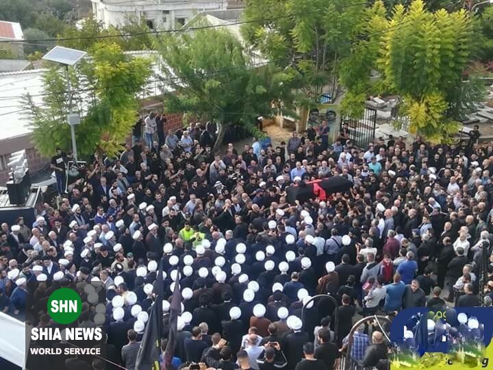 مراسم تشییع و خاکسپاری حجت الاسلام و المسلمین عاملی در لبنان برگزار شد