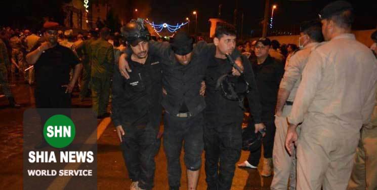 انتشار تصاویر نظامیان مجروح در کربلا انتشار تصاویر نظامیان مجروح در کربلا