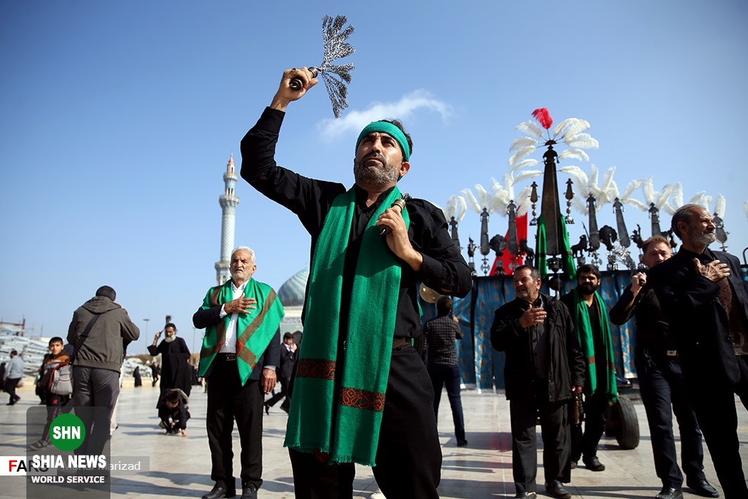 عزاداری شهادت امام رضا(ع) در قم