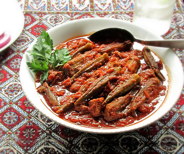طرز تهیه خورش بامیه طرز تهیه خورش بامیه