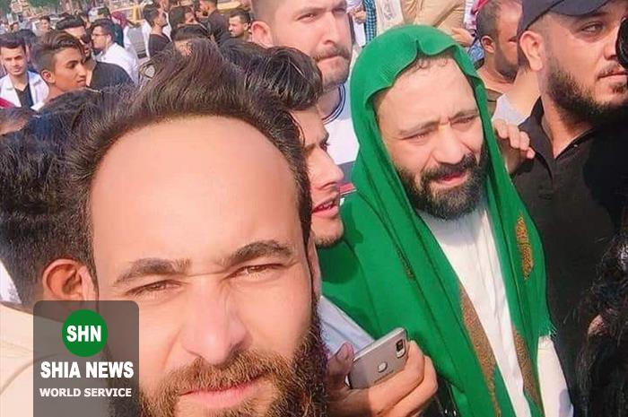 حضور روحانيون در كنار برخي معترضان عراقي