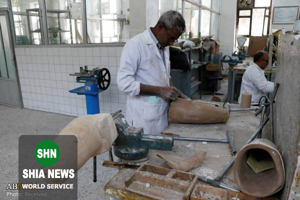 مرکز ساخت دست و پای مصنوعی برای جنگ زدههای یمنی مرکز ساخت دست و پای مصنوعی برای جنگ زدههای یمنی