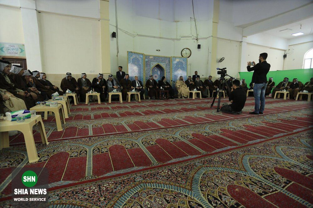 آیت الله مدرسی عشایر عراق را به جلوگیری از فتنه دعوت کرد