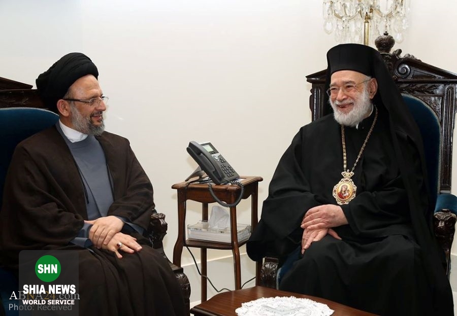 دیدار سیدعلی فضل الله با اسقف روحانی&zwnj;های ارتدوكس لبنان