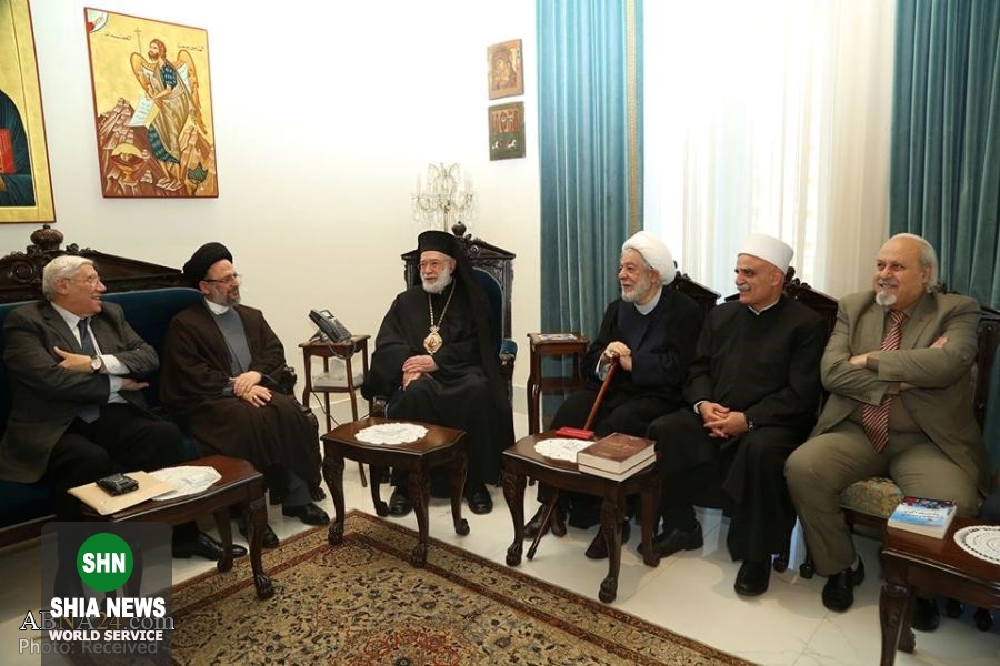 دیدار سیدعلی فضل الله با اسقف روحانی&zwnj;های ارتدوكس لبنان